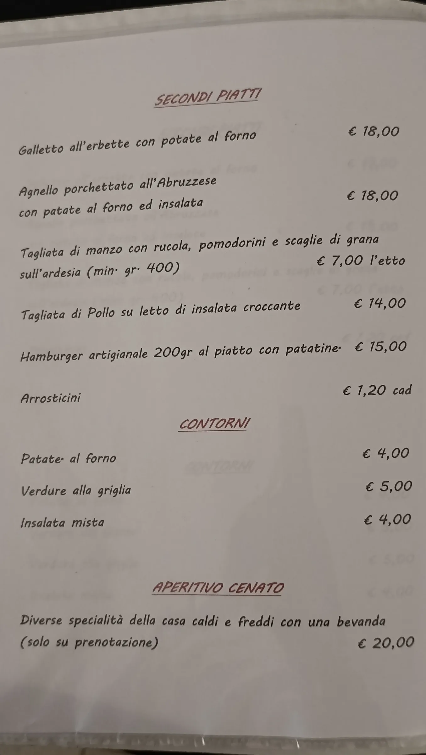 Menu Le Clochard, pagina 4