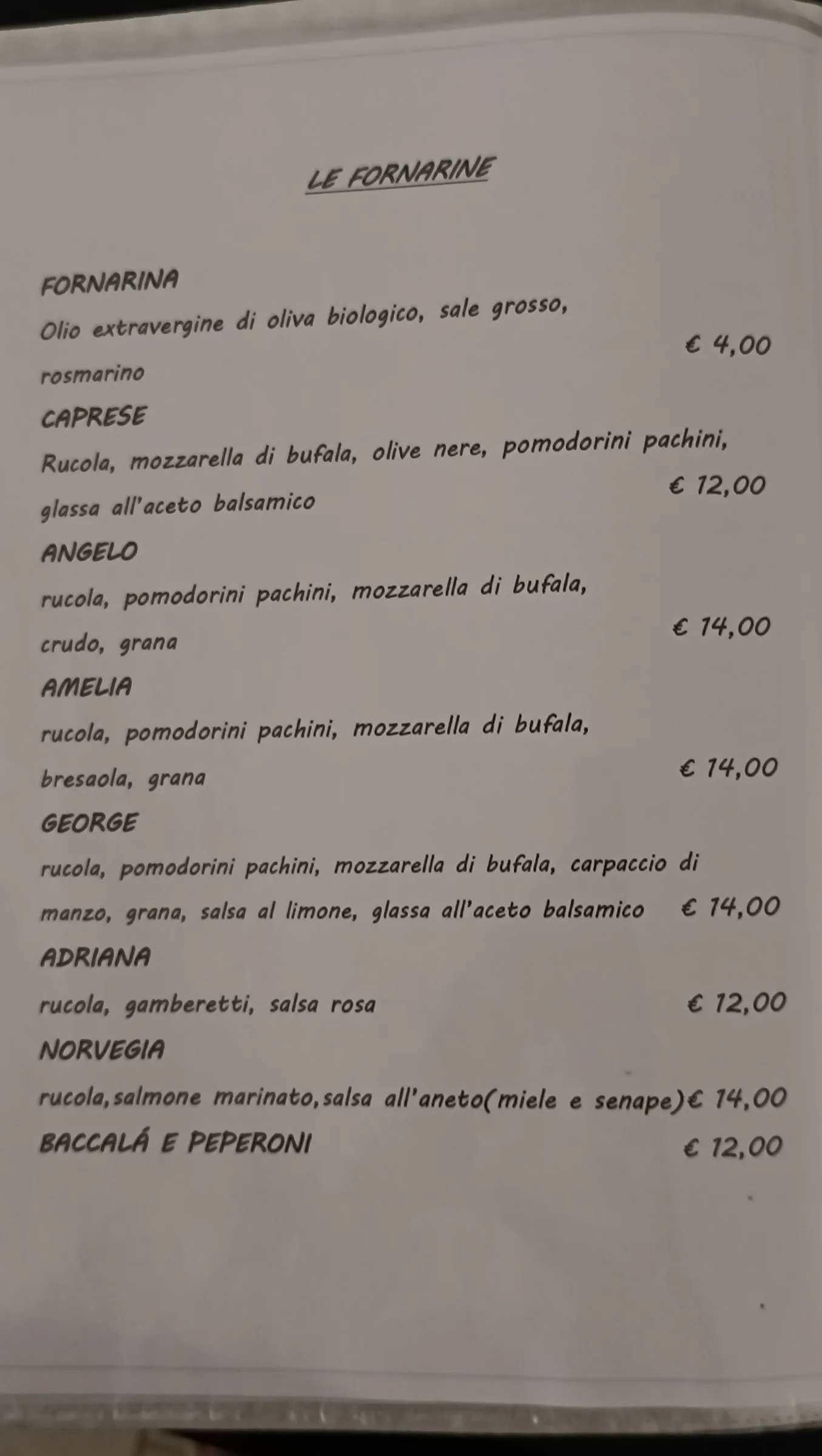Menu Le Clochard, pagina 8