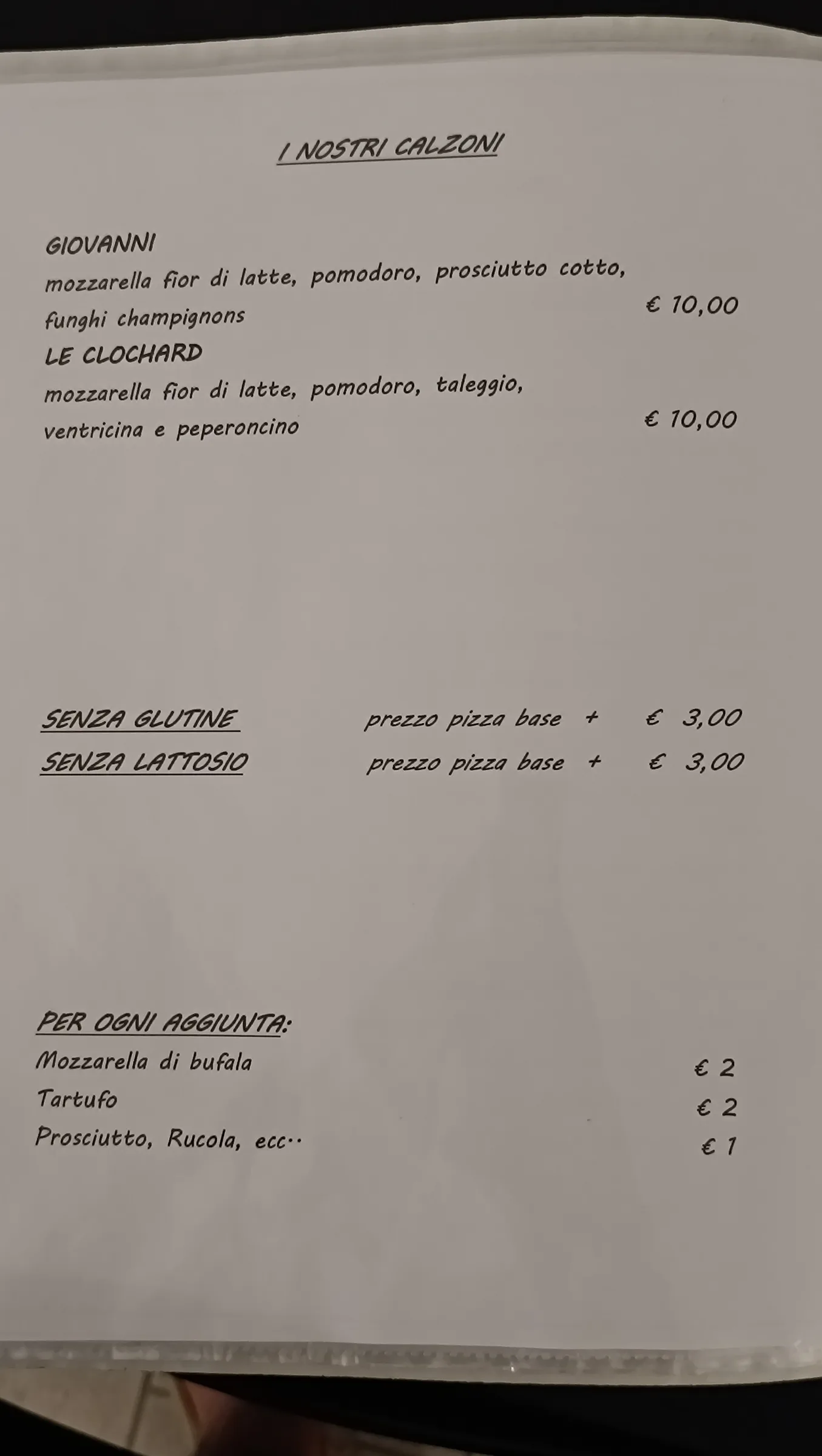 Menu Le Clochard, pagina 10