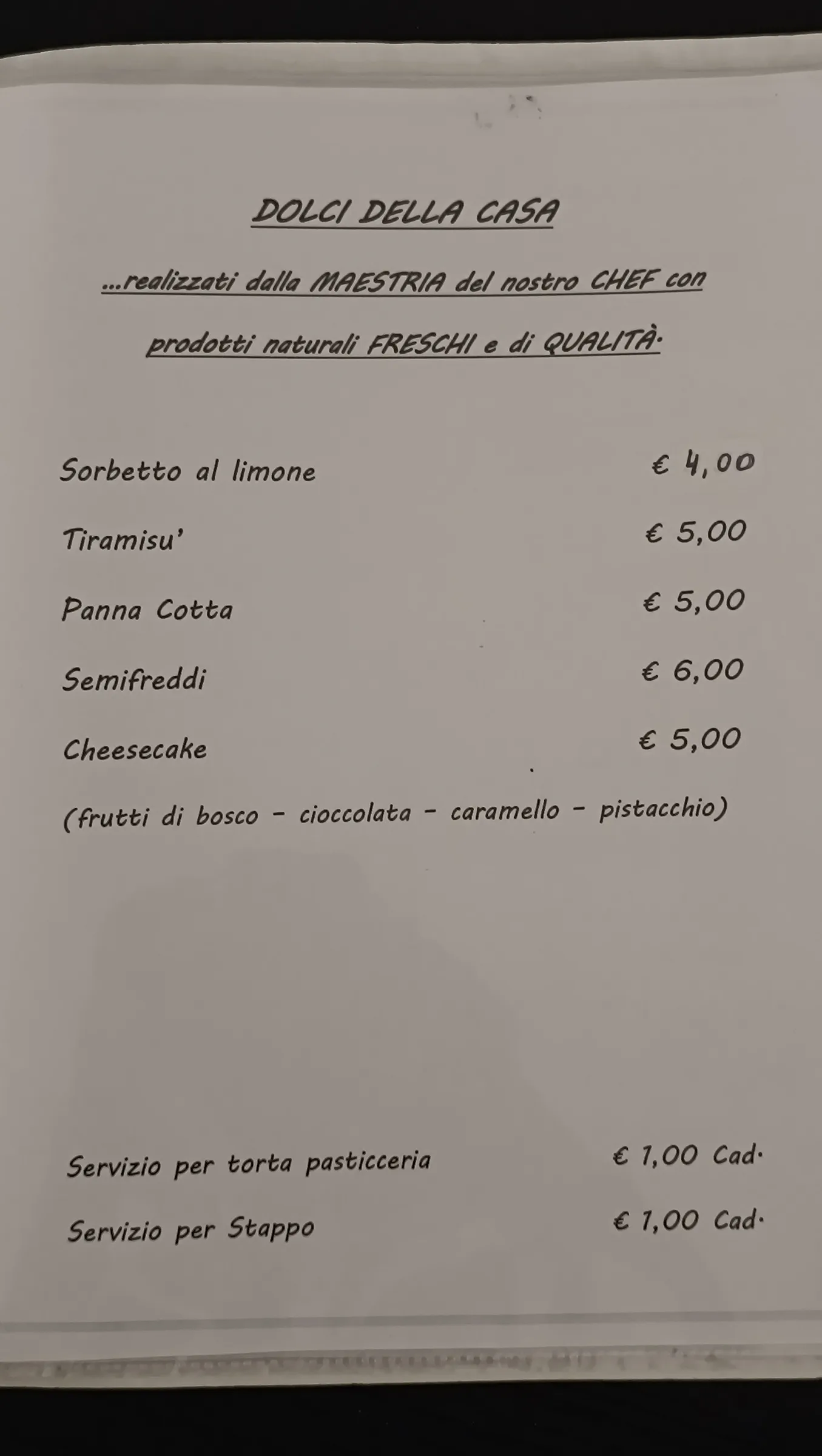 Menu Le Clochard, pagina 11