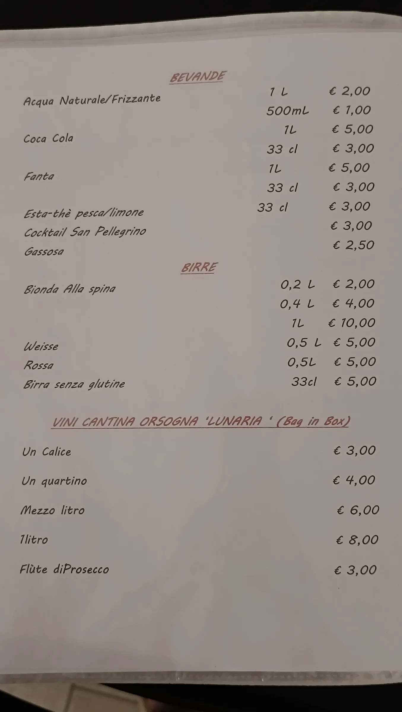 Menu Le Clochard, pagina 12